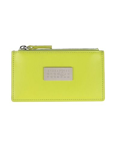 MAISON MARGIELA Petite maroquinerie Vert lime 100% Cuir de bovin, Laiton