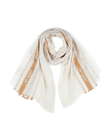 MERCI ITALIA マフラー＆スカーフ アイボリー レーヨン 79% / ポリエステル 21%