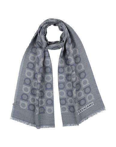 FERRAGAMO Scarves and foulards Midnight blue 58% Wool, 42% Silk