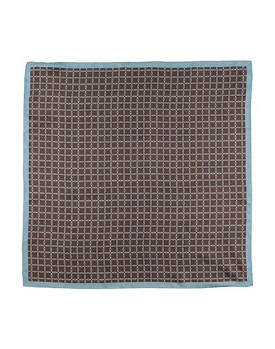 CANALI Scarves and foulards Dark brown 100% Silk