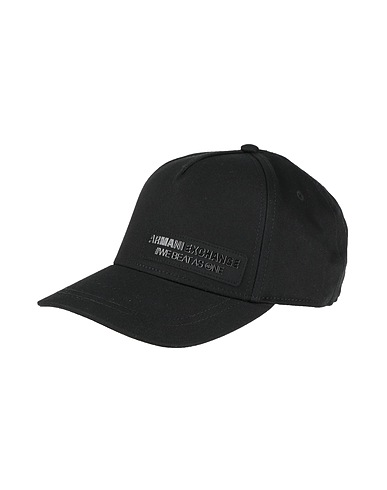 ARMANI EXCHANGE Hat Black 100% Cotton