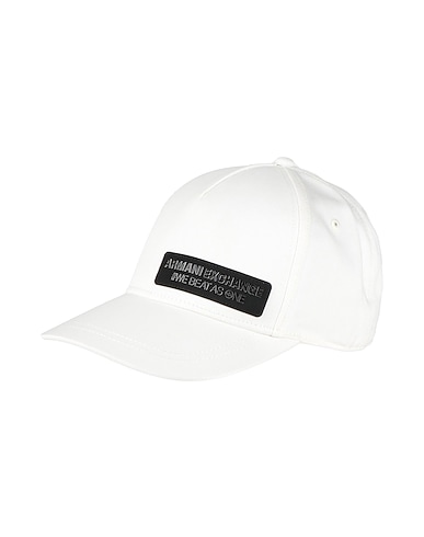 ARMANI EXCHANGE Hat White 100% Cotton