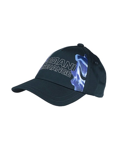 ARMANI EXCHANGE Hat Midnight blue 100% Cotton
