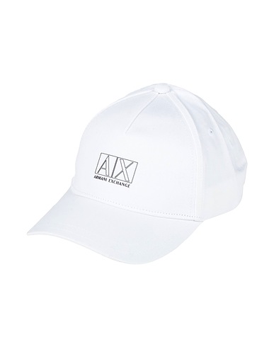ARMANI EXCHANGE Hat White 100% Cotton