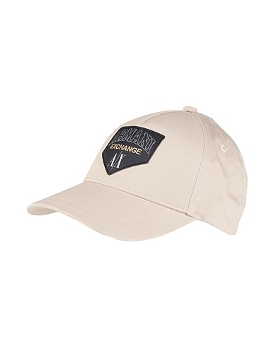 ARMANI EXCHANGE Hat Beige 100% Cotton