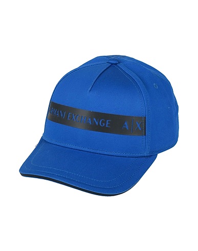 ARMANI EXCHANGE Chapeau Bleu électrique 100% Coton