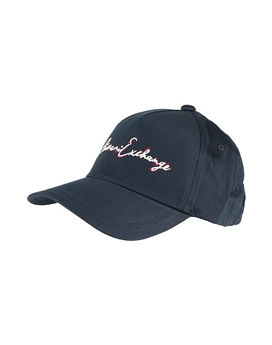 ARMANI EXCHANGE Hat Midnight blue 100% Cotton