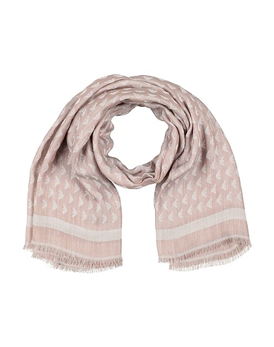 EMPORIO ARMANI Scarves and foulards Beige 35% Viscose, 35% Modal, 30% Virgin Wool