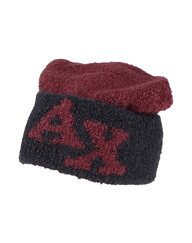 ARMANI EXCHANGE Cappello Bordeaux 71% Acrilico, 16% Lana, 12% Poliammide, 1% Elastan
