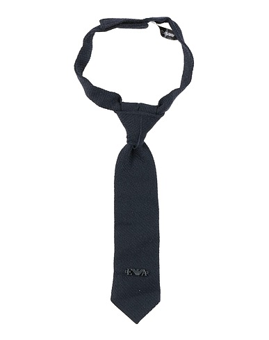 EMPORIO ARMANI Ties and bow ties Navy blue 100% Virgin Wool
