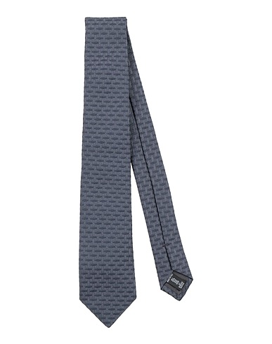 GIORGIO ARMANI Cravatte e papillon Blu navy 100% Seta