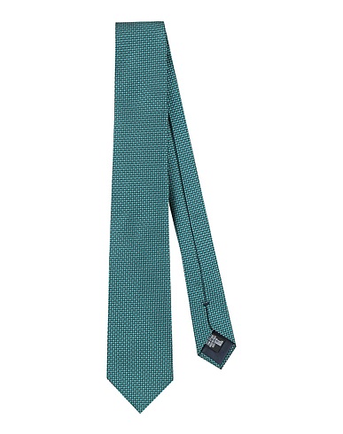 GIORGIO ARMANI Cravatte e papillon Verde smeraldo 100% Seta
