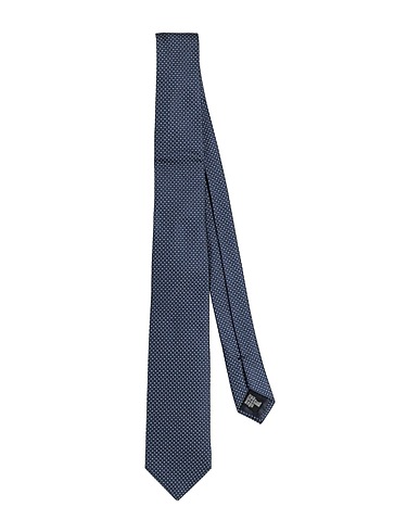 GIORGIO ARMANI Cravatte e papillon Blu navy 100% Seta