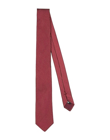 GIORGIO ARMANI Cravatte e papillon Rosso 100% Seta