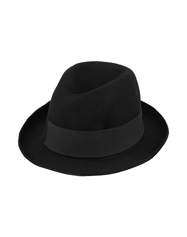 SCHA Hat Black 100% Wool, Polyester, Elastane