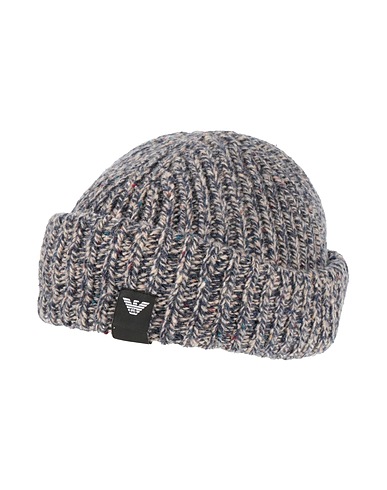 EMPORIO ARMANI Hat Navy 80% Virgin Wool, 20% Polyamide