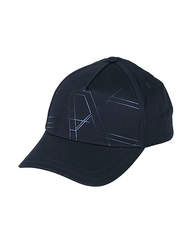 ARMANI EXCHANGE 帽子 ミッドナイトブルー コットン 100%