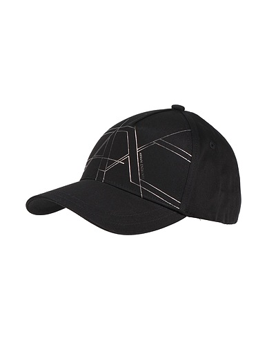 ARMANI EXCHANGE Hat Black 100% Cotton