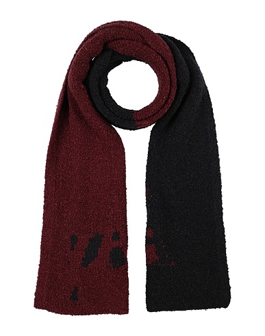 ARMANI EXCHANGE Scarves and foulards Burgundy 71% Acrylic, 16% Wool, 12% Polyamide, 1% Elastane