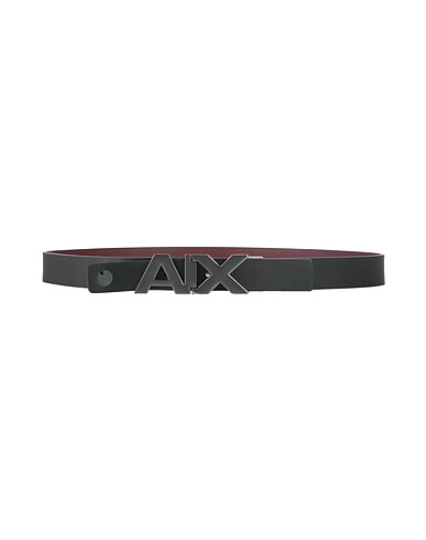 ARMANI EXCHANGE Ledergürtel Schwarz 100% Rindsleder, Polyurethan