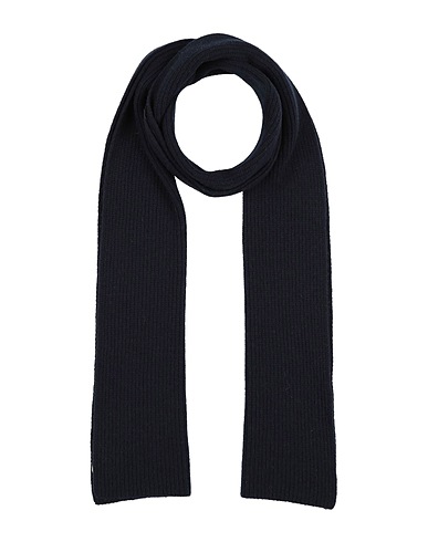 WOOL & CO Scarves and foulards Navy blue 90% Virgin Wool, 10% Cashmere