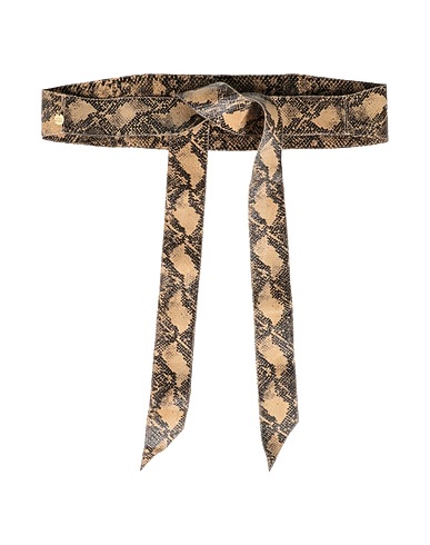 MALÌPARMI High-waist belt Sand Textile fibers