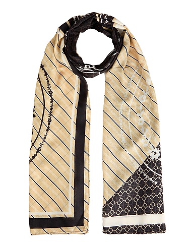 TWINSET Scarves and foulards Beige 100% Polyester