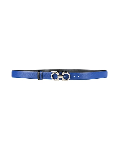 FERRAGAMO Regular belt Blue Leather