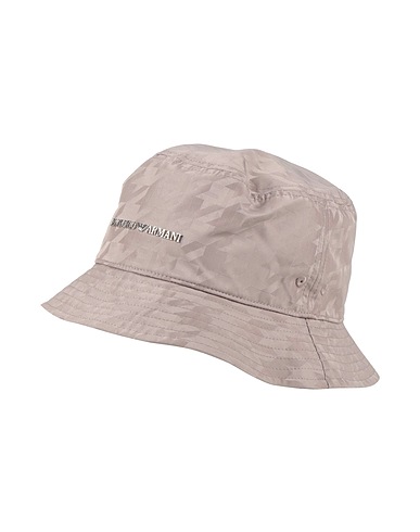 EMPORIO ARMANI Hat Light grey 100% Polyester