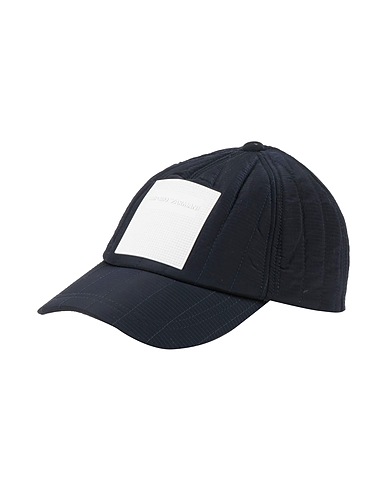 EMPORIO ARMANI Hat Midnight blue 100% Polyamide