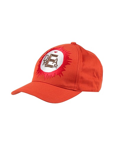 EMPORIO ARMANI Hat Tomato red 100% Cotton