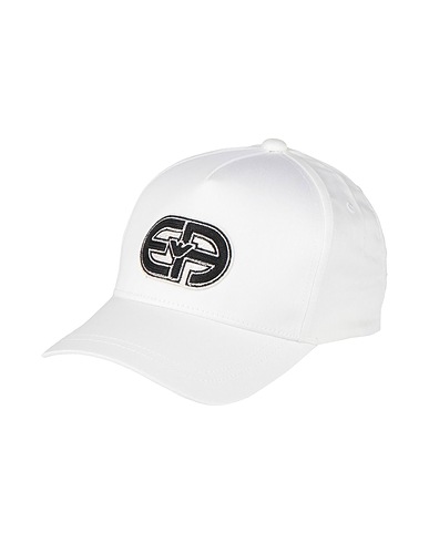 EMPORIO ARMANI Hat White 100% Cotton