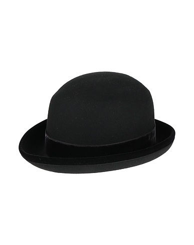EMPORIO ARMANI Hat Black 100% Wool, Polyamide