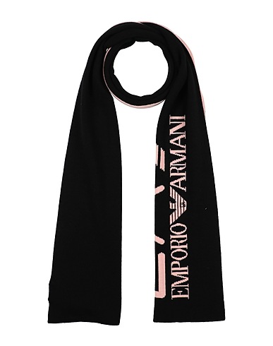 EA7 Scarves and foulards Black 100% Acrylic