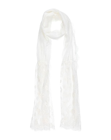 ERMANNO DI ERMANNO SCERVINO Scarves and foulards White 100% Polyamide