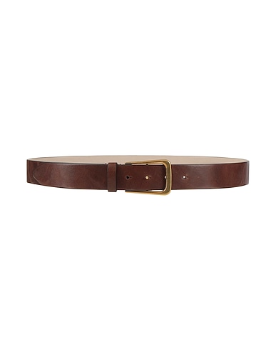 BRUNELLO CUCINELLI Regular belt TESTA DI MORO 100% Leather