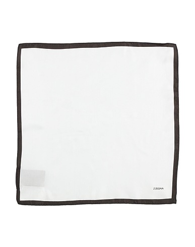 Z ZEGNA Scarves and foulards White 100% Silk