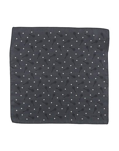 Z ZEGNA Scarves and foulards Charcoal 100% Silk