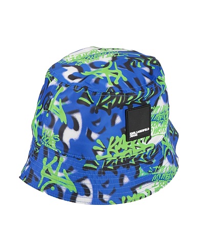KARL LAGERFELD JEANS Hat Blue 100% Recycled polyester
