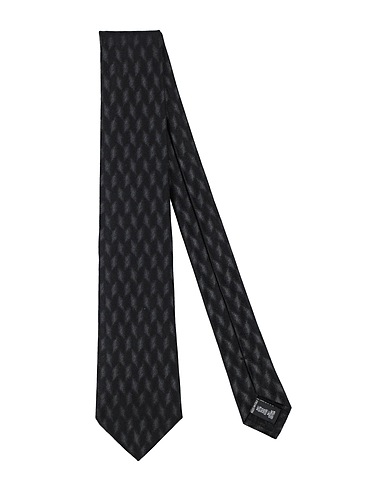 EMPORIO ARMANI Ties and bow ties Black 64% Silk, 36% Cotton