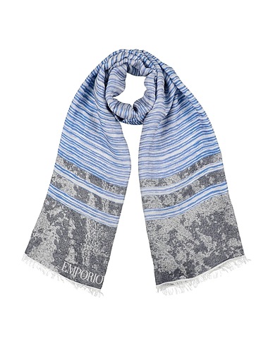 EMPORIO ARMANI Sciarpe e foulard Blu 66% Viscosa, 34% Modal