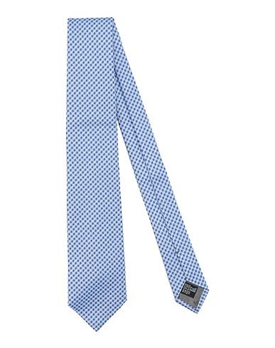 EMPORIO ARMANI Ties and bow ties Sky blue 100% Silk