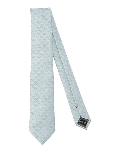 EMPORIO ARMANI Ties and bow ties Light grey 66% Silk, 34% Cotton