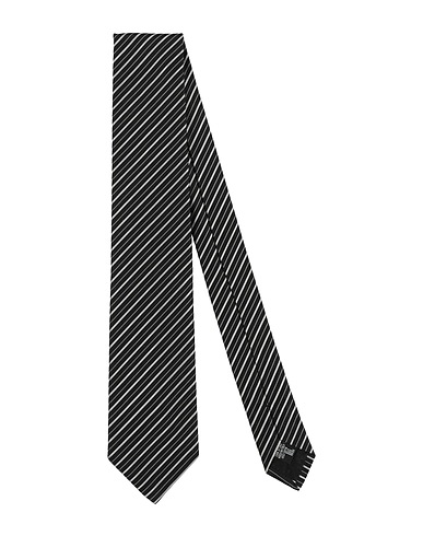 EMPORIO ARMANI Ties and bow ties Black 100% Silk