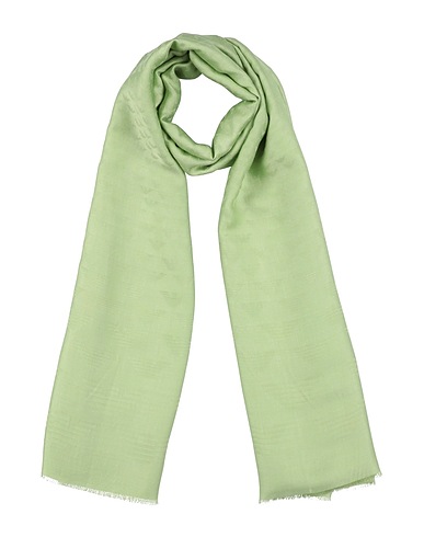 EMPORIO ARMANI Sciarpe e foulard Verde chiaro 70% Modal, 25% Viscosa, 5% Seta