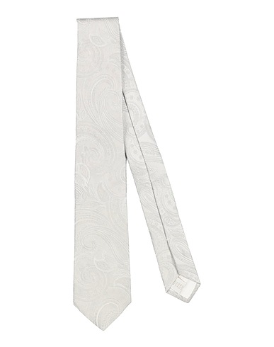 TAGLIATORE Ties and bow ties Light grey 100% Silk