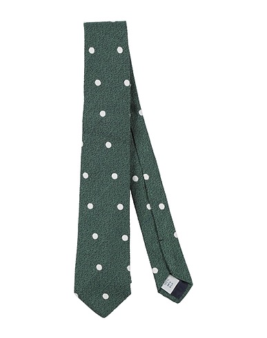 TAGLIATORE Cravatte e papillon Verde militare 100% Seta