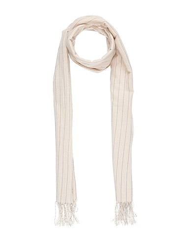 TOTEME Schals und Foulards Elfenbein 100% Baumwolle