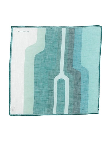 TAGLIATORE Bufandas y fulares Verde agua profundo 100% Lino