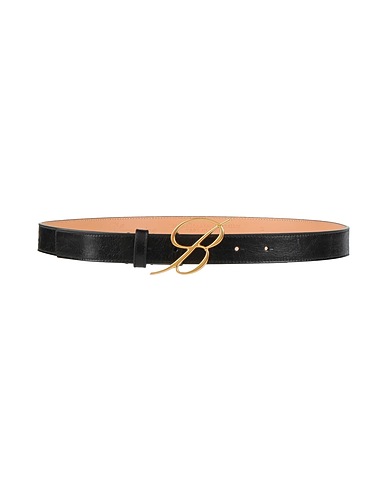 BLUMARINE Regular belt Black Leather